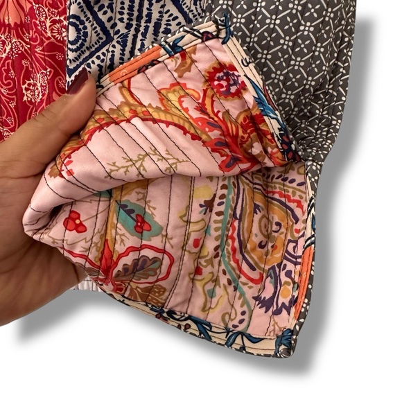 Sunday Up Floral Patchwork Quilted Reversible Jacket Cottagecore Boho Size Large - Picture 9 of 13